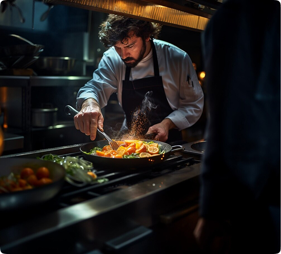The Olive Table dining room interior — warm Mediterranean atmosphere