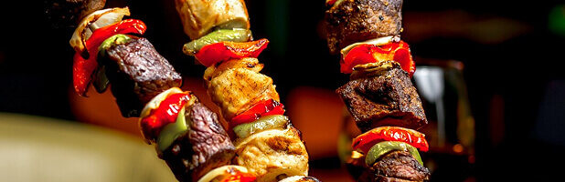 Grilled lamb kofta